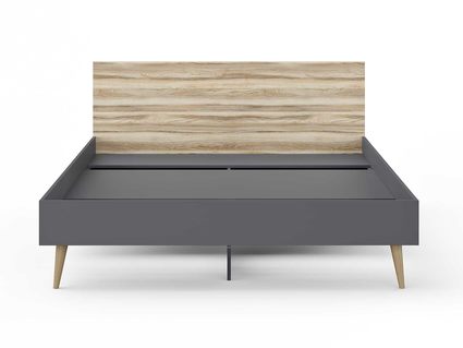 Кровать Сонум Ines Ясень ориноко + графит 160х190
