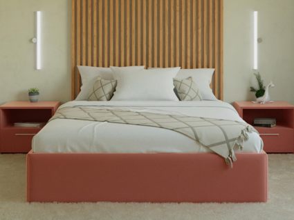 Кровать Lonax Белла велюр Dolly-17 (с подъемным механизмом)