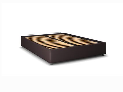 Кровать Sleeptek Premier 3 Экокожа Brown (с подъемным механизмом) 266