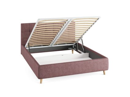 Кровать Сонум Bella Рогожка Мокко (с подъемным механизмом) 90х200