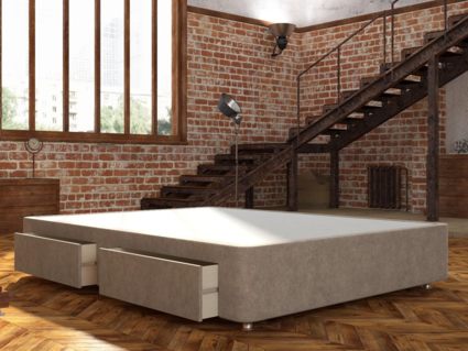 Кровать Mr.Mattress Site Box велюр Toffee 252