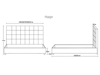 Кровать Димакс Нордо Опал с подъемным механизмом 160х200