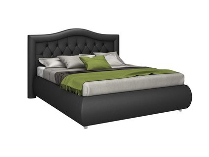 Кровать Sleeptek Premier 6 Экокожа Black (с подъемным механизмом)