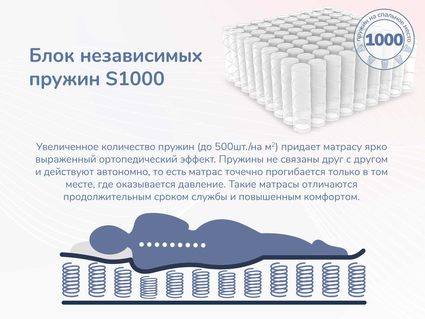 Матрас Димакс Relmas Twin Cocos S1000 90х190