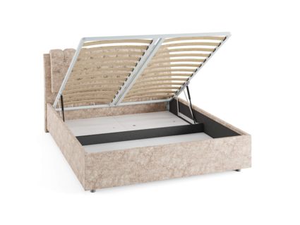 Кровать Сонум Olivia Экокожа Белая (с подъемным механизмом) 80х190