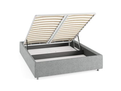 Кровать Сонум Scandinavia Рогожка Деним (с подъемным механизмом) 120х190