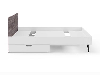 Кровать Сонум Ines Ясень анкор + белый 180х200