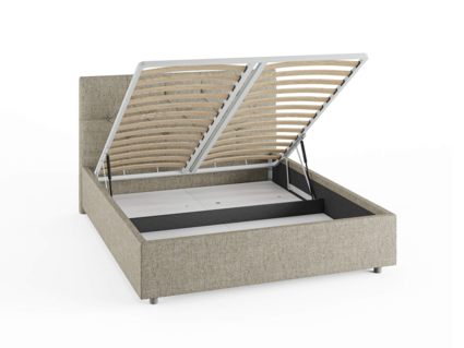 Кровать Сонум Bari Кашемир Серый (с подъемным механизмом)