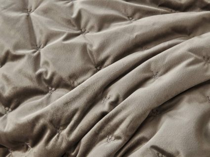 Покрывало Софи де Марко Лея (светло серое) 160х220