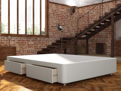 Кровать Mr.Mattress Site Box экокожа White 253