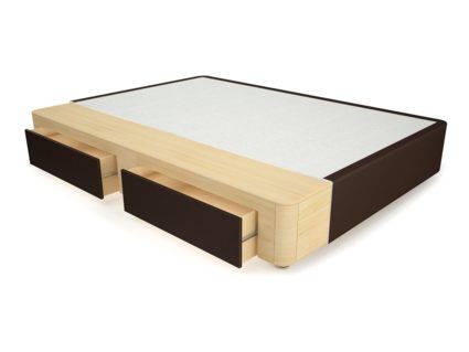 Кровать Mr.Mattress Site Box экокожа Brown 237