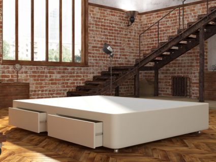 Кровать Mr.Mattress Site Box экокожа Beige 237