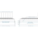 Кровать Lonax Милана велюр Dolly-3 120х200