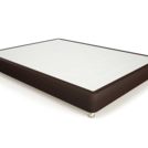 Кровать Mr.Mattress Fine Box экокожа Brown 80х190