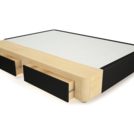 Кровать Mr.Mattress Site Box экокожа Black 160х200